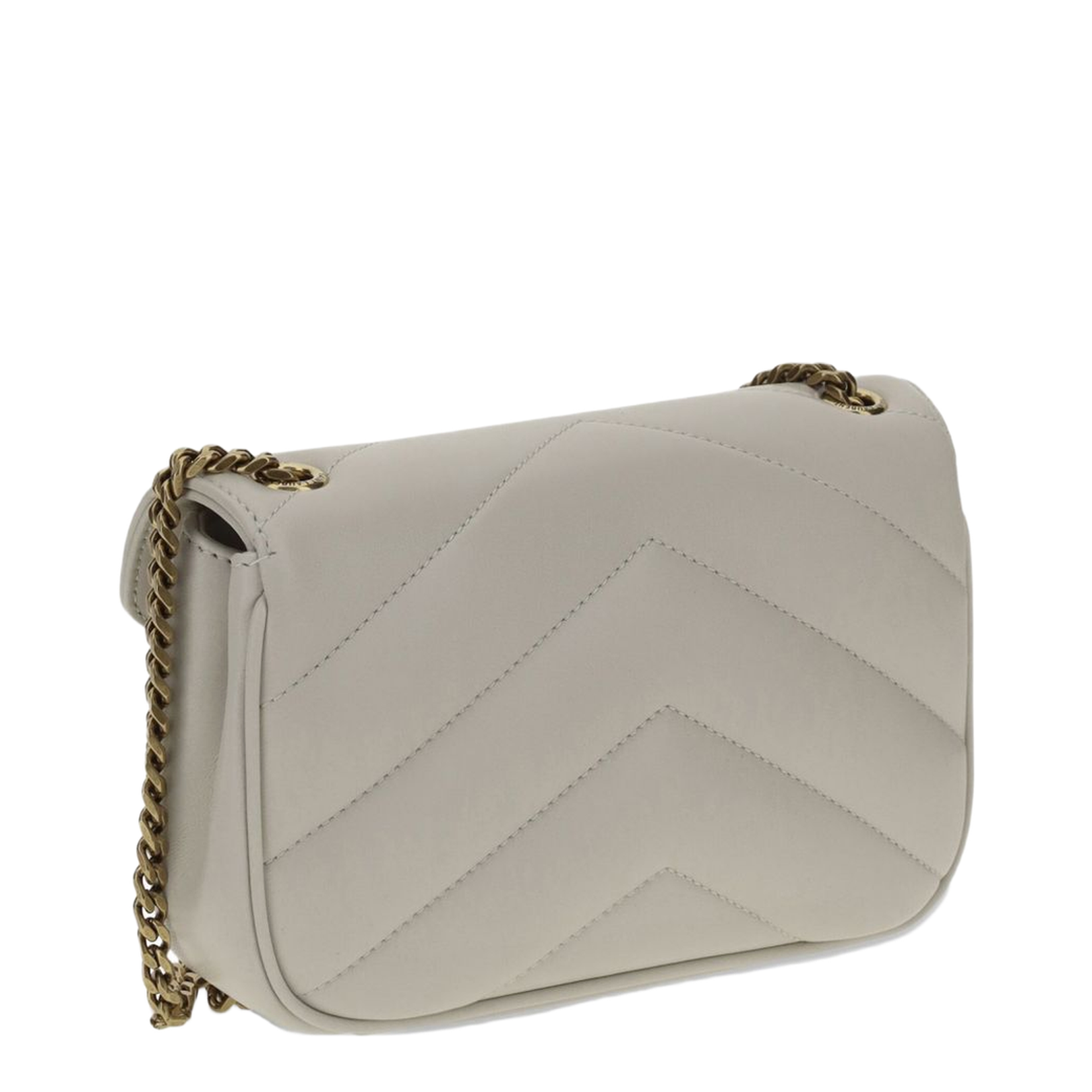 Loulou Mini Lambskin Crossbody Bags - White