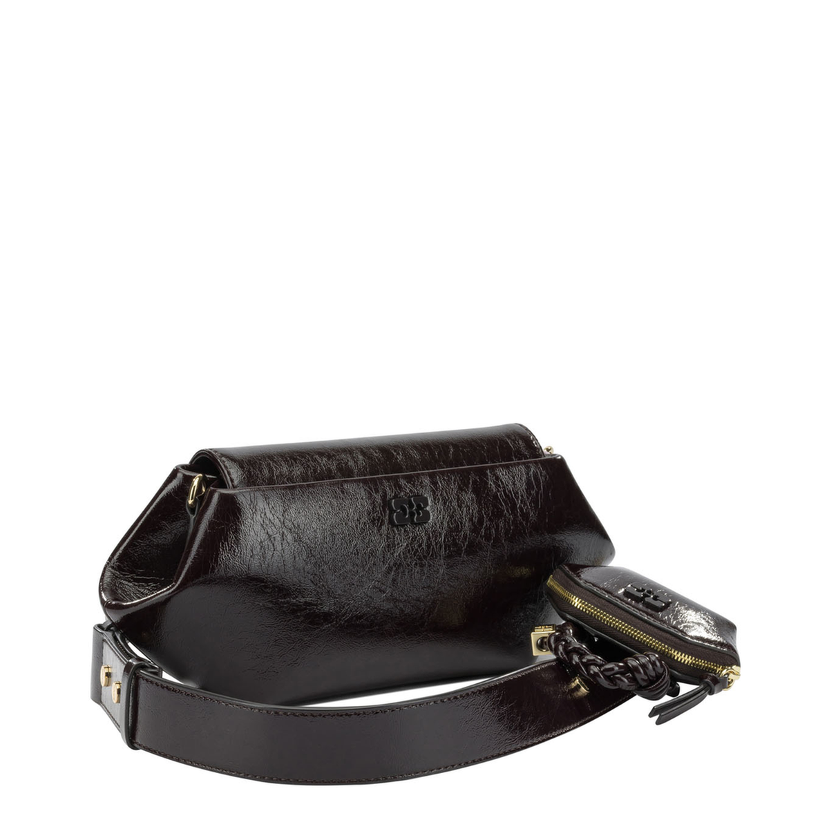 MAYFEYR - Ganni - Bou East West Shine Shoulder Bag - C1040071ZWX