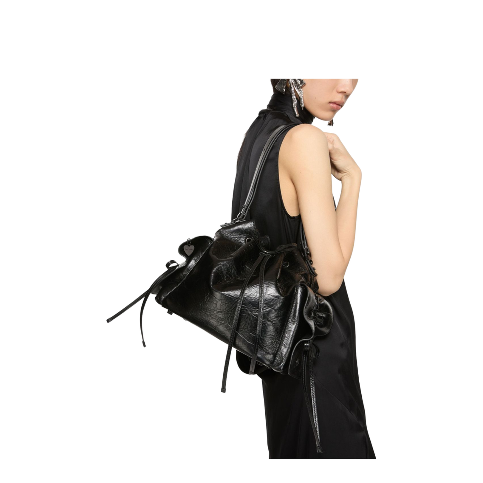Multipocket Bucket Bag - Black