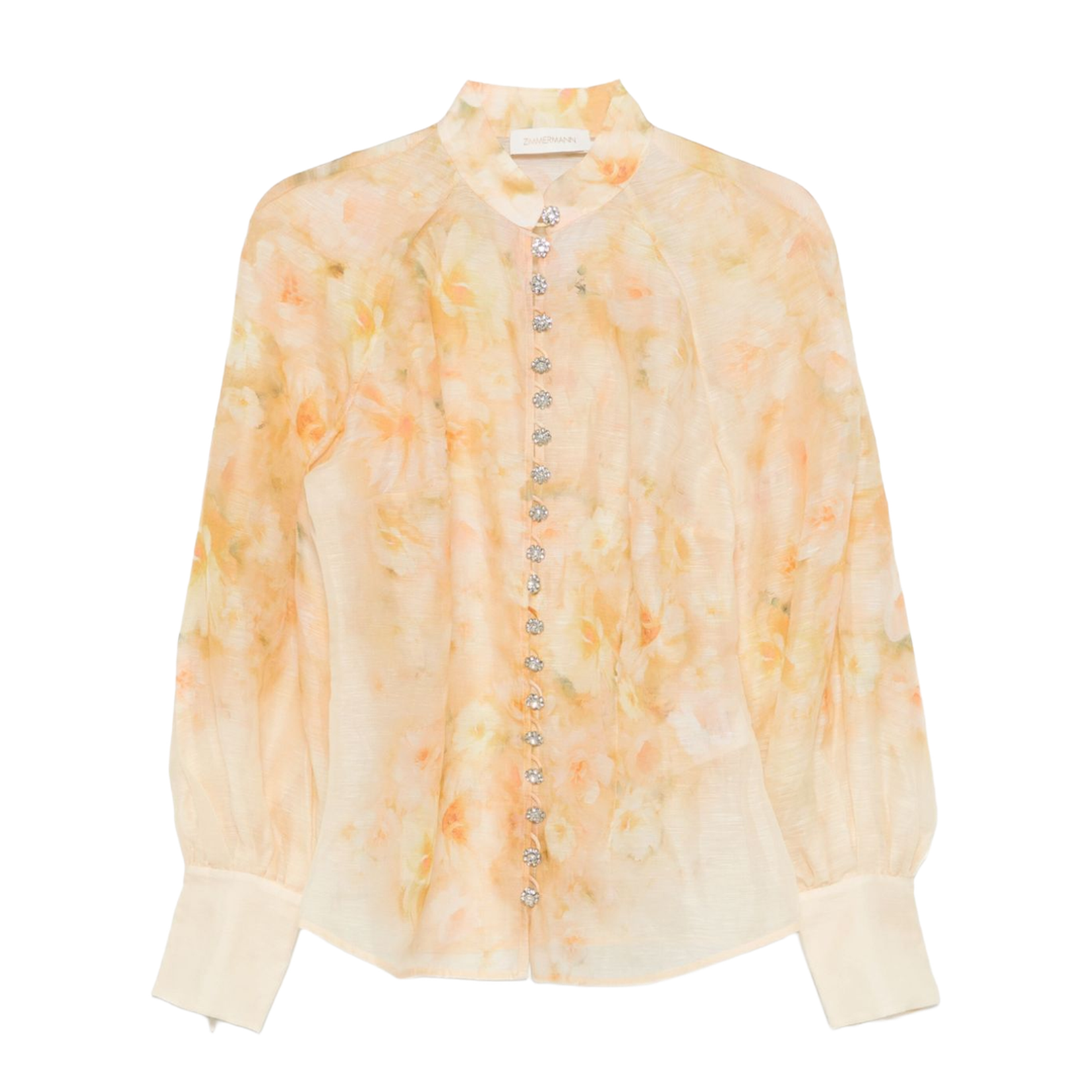 Crush Floral Shirt in Yellow