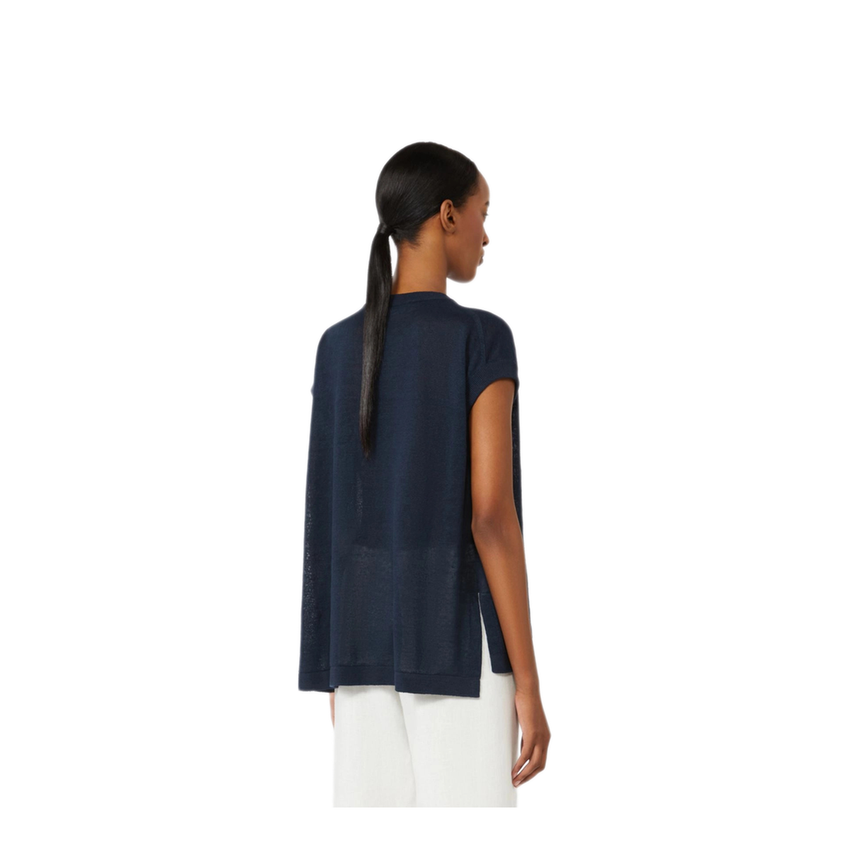 MAYFEYR - Max Mara - S Boxy V Neck Sweater - 2619351013600003