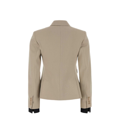 MAYFEYR - Max Mara - Sand Wool Blend Placido Blazer - 2611041083600006