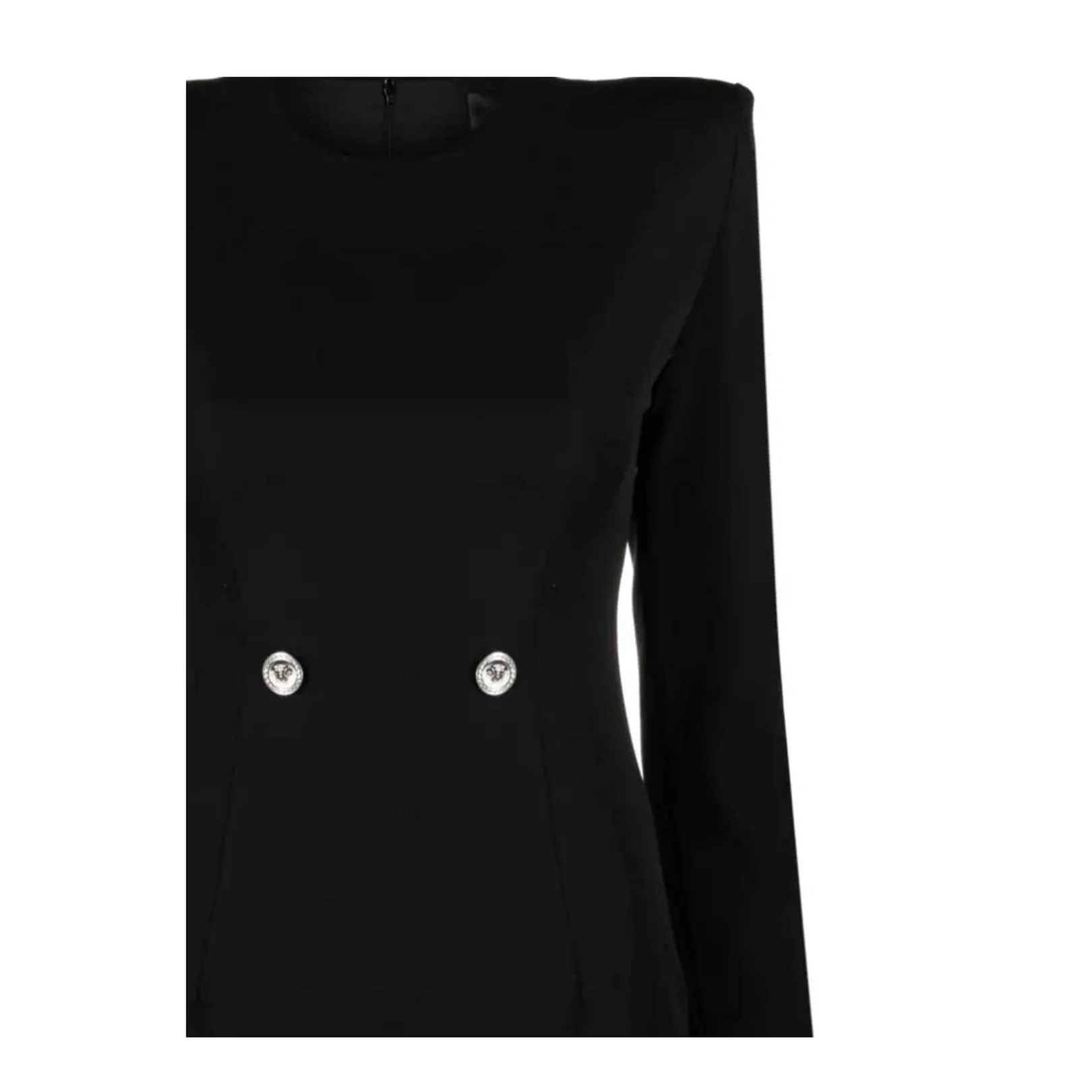 Mini Grain De Poudre Dress In Black