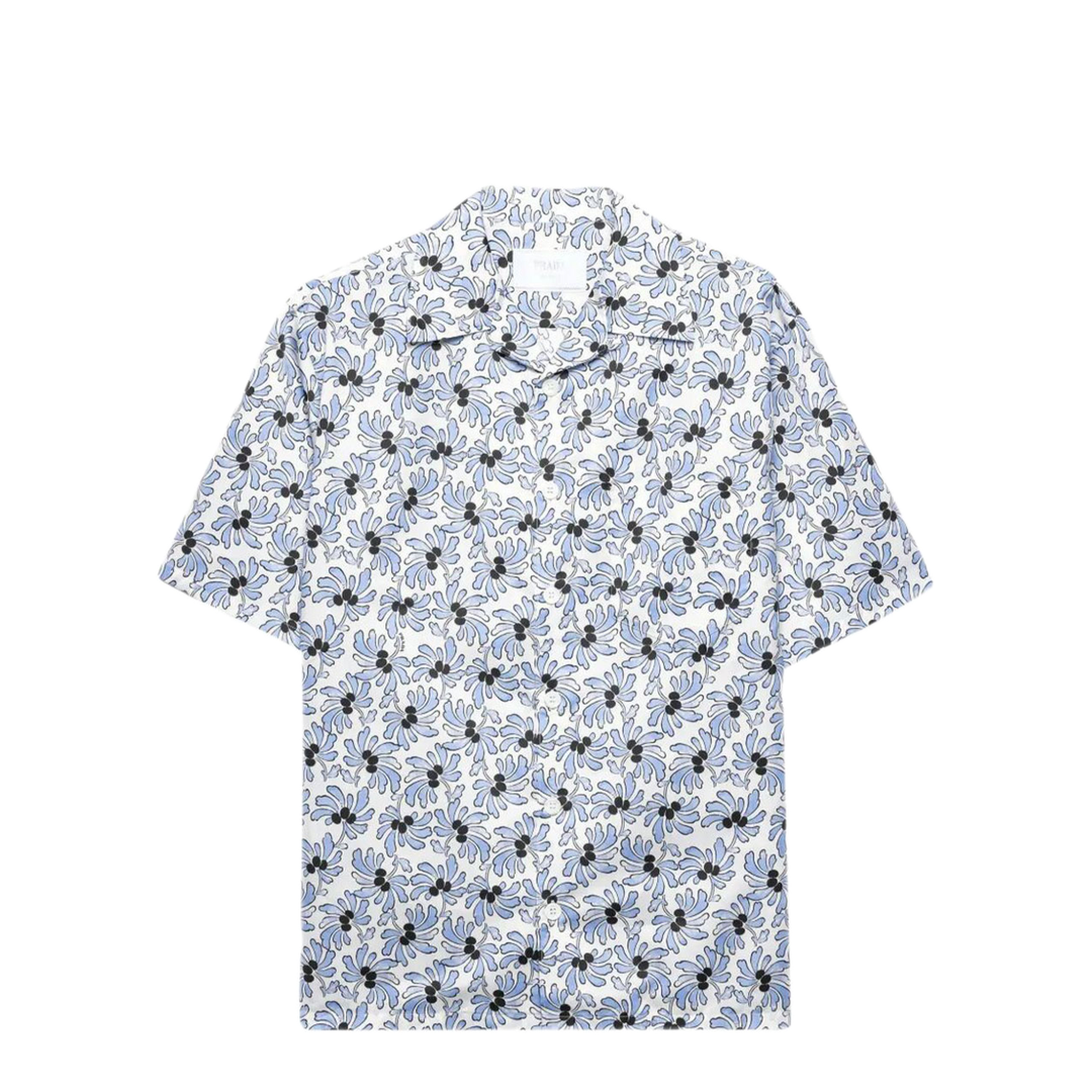 MAYFEYR - Prada - Freesia-Print Cotton Blend Bowling Shirt - UCS414SUMO19GUF0EL0