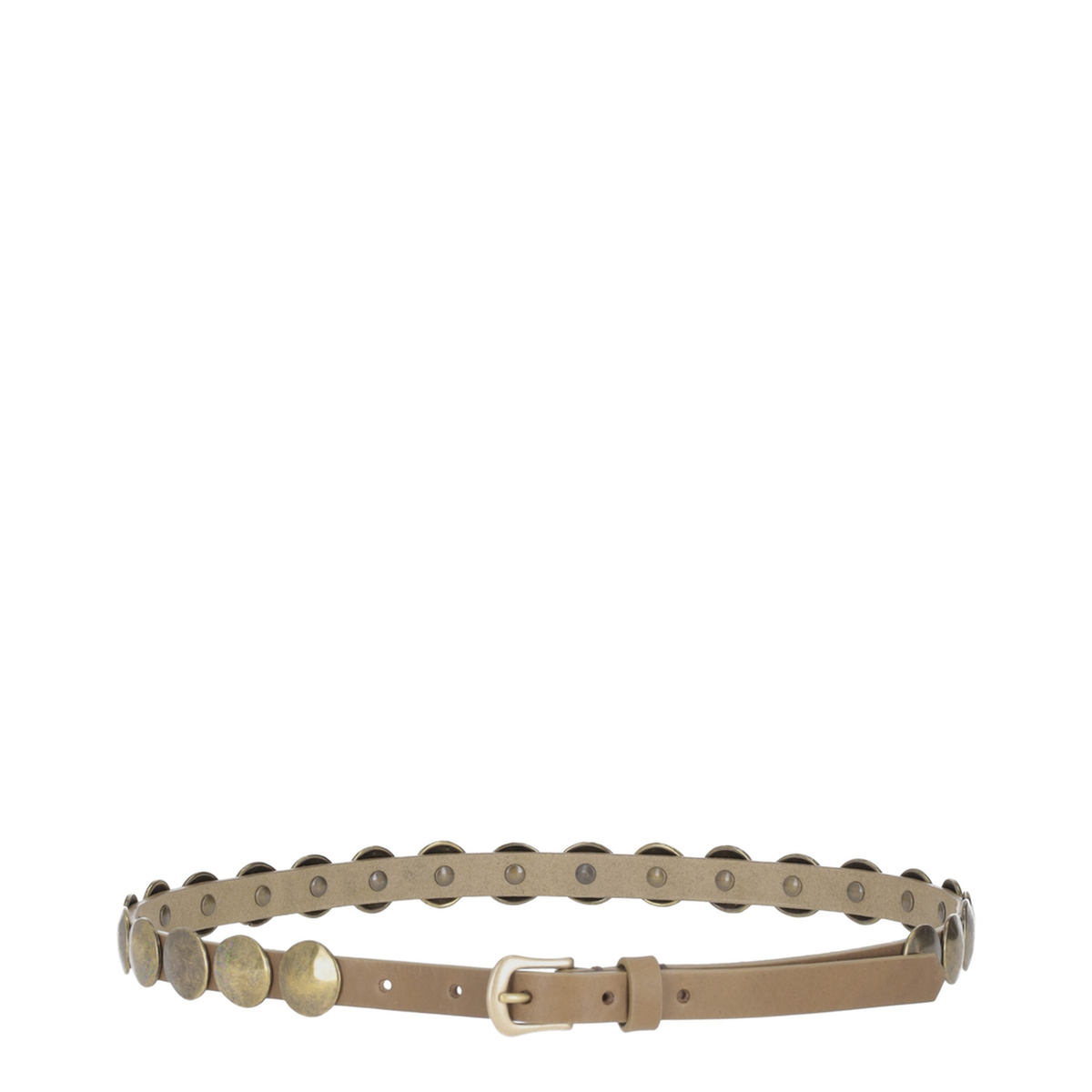 MAYFEYR - Golden Goose - Trinidad Thin Washed Leather Belt With Studs - GWA00408A00044855319