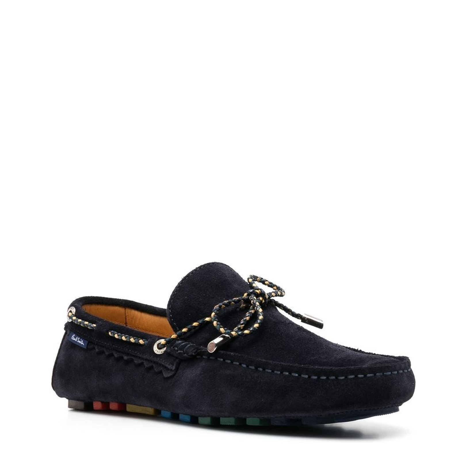Rope-Detail Suede Loafers