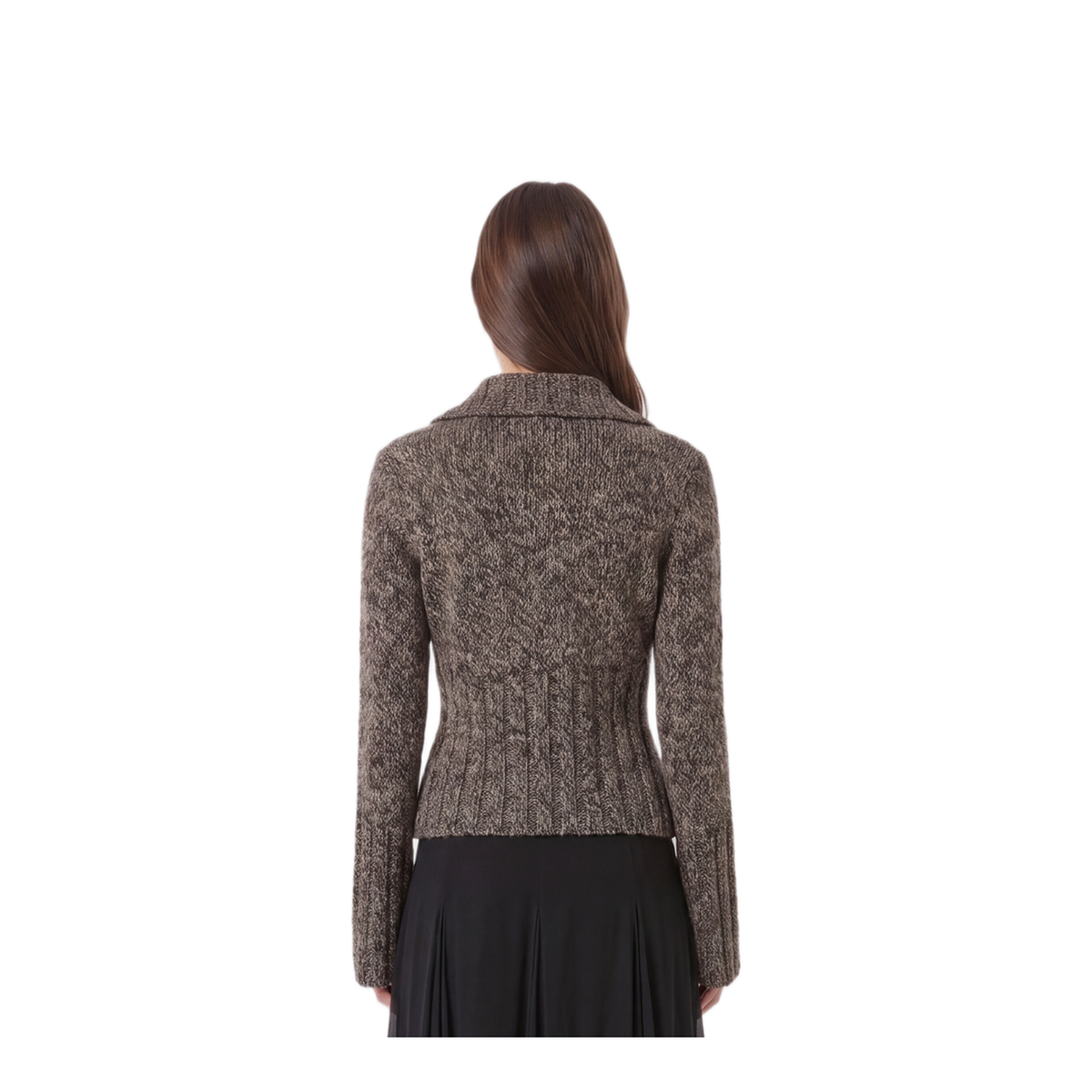 MAYFEYR - Khaite - Takeo Cardigan In Multi Sepia And Black - 18403675792