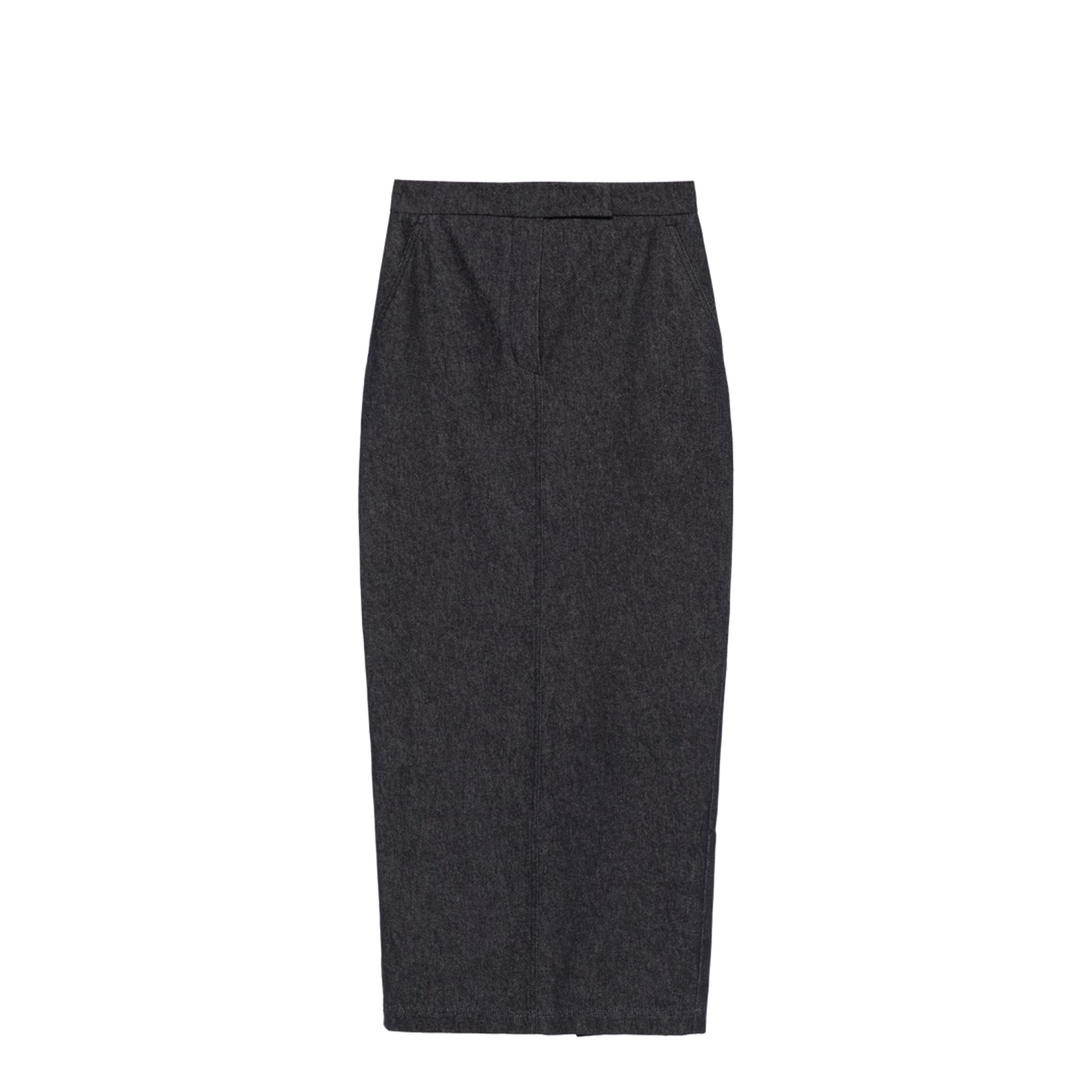Cotton Long Skirt In Blue