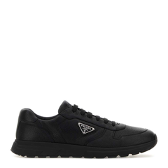 Black Leather Prax Sneakers