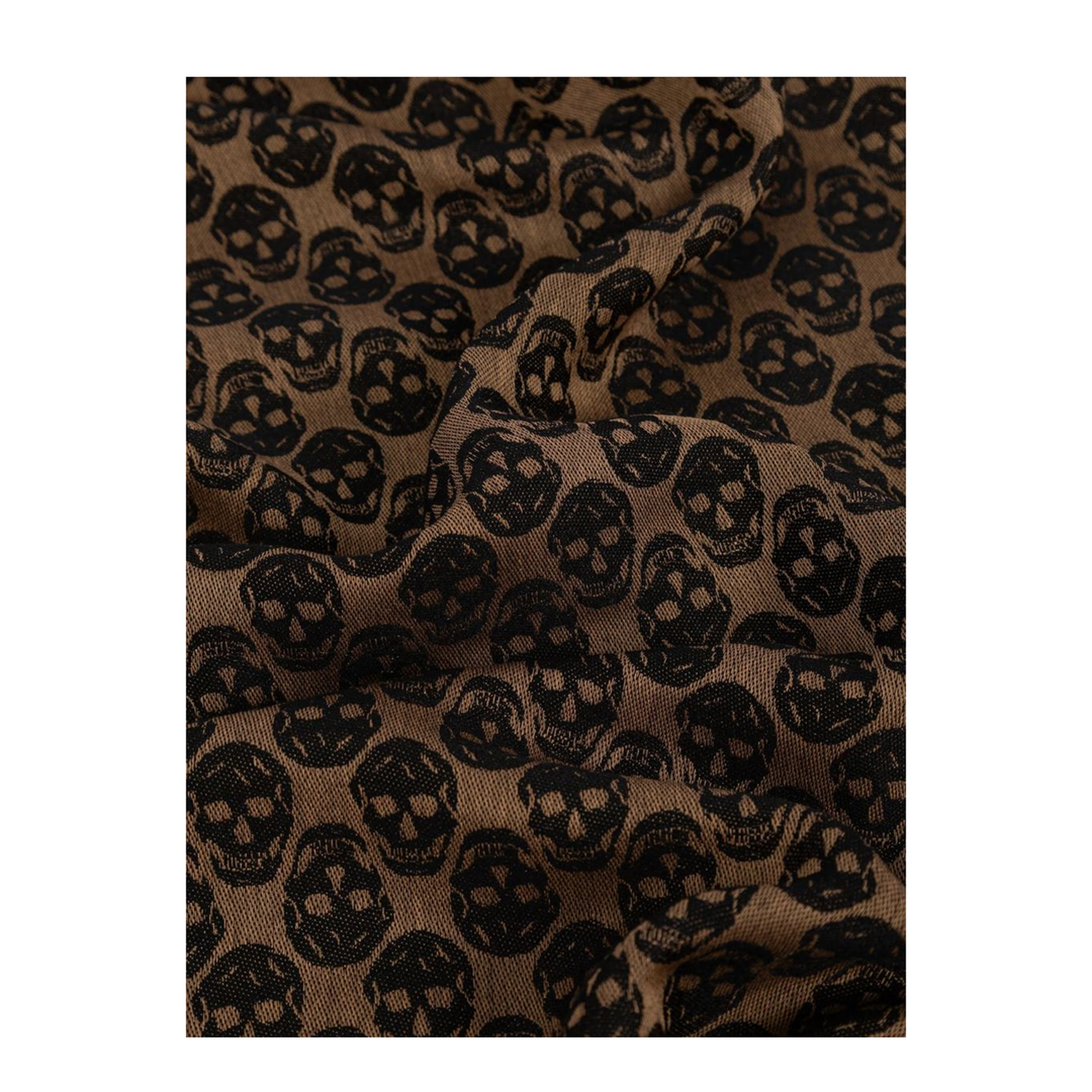Scarf with a Distinctive Skull Motif