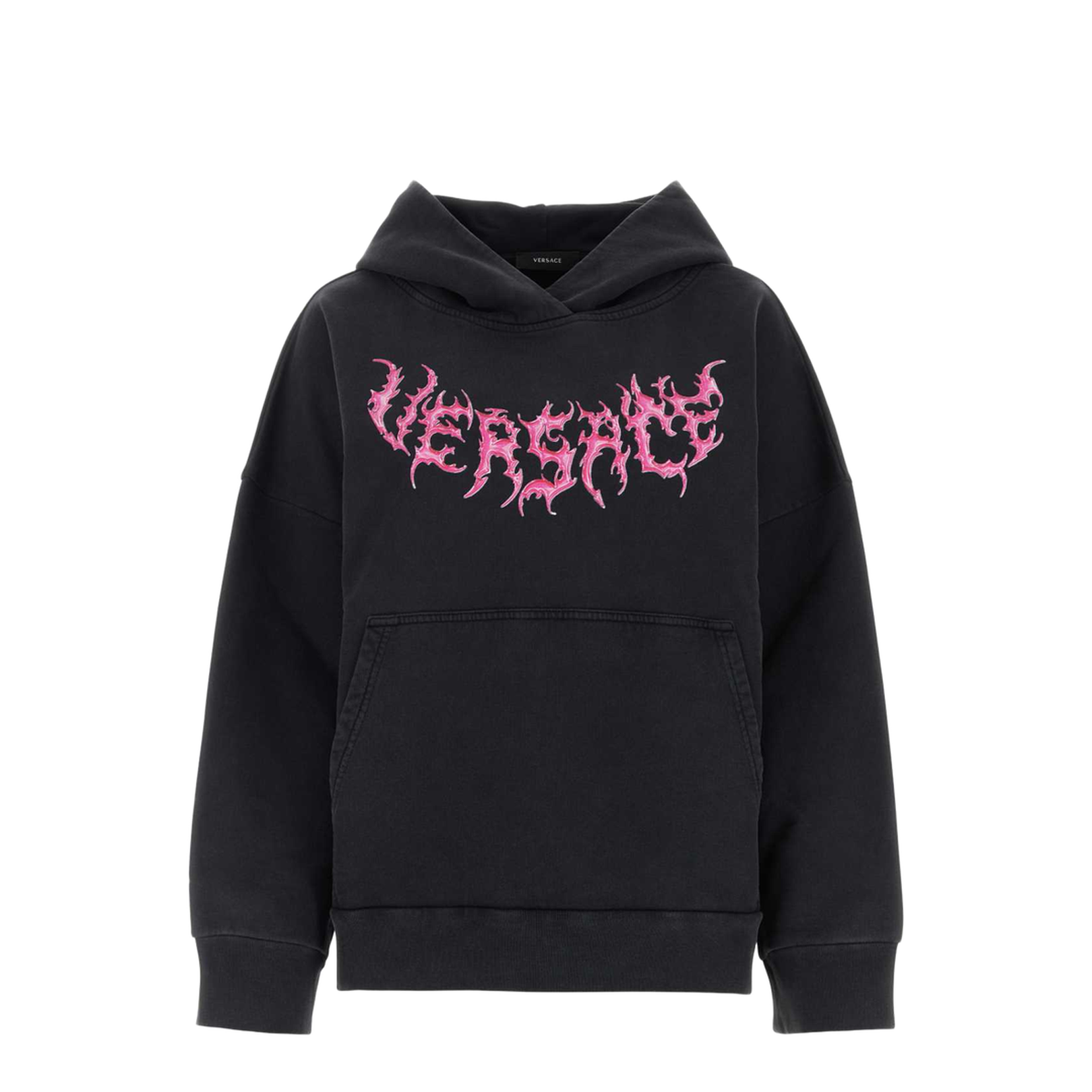 Hooded Sweatshirt With Logo In Black