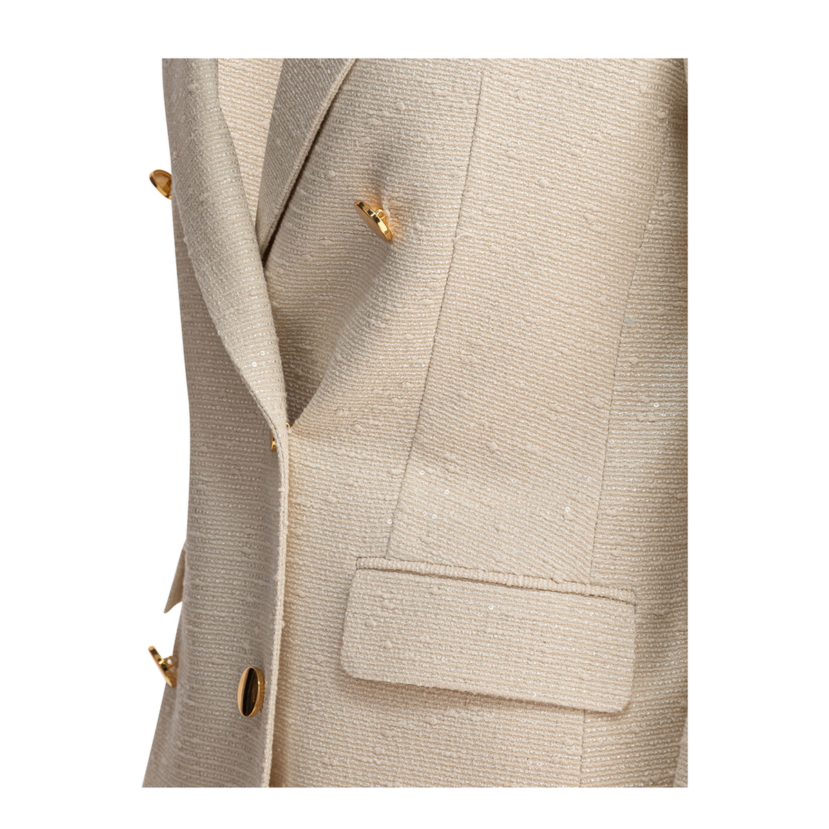 MAYFEYR - Tagliatore - Double Breasted Wool Boucle Blazer - JPARIGI10B970155A1124