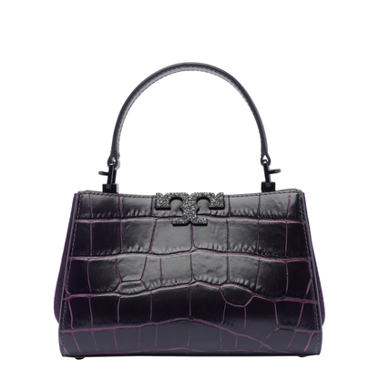 Eleanor Croc Embossed Mini Satchel