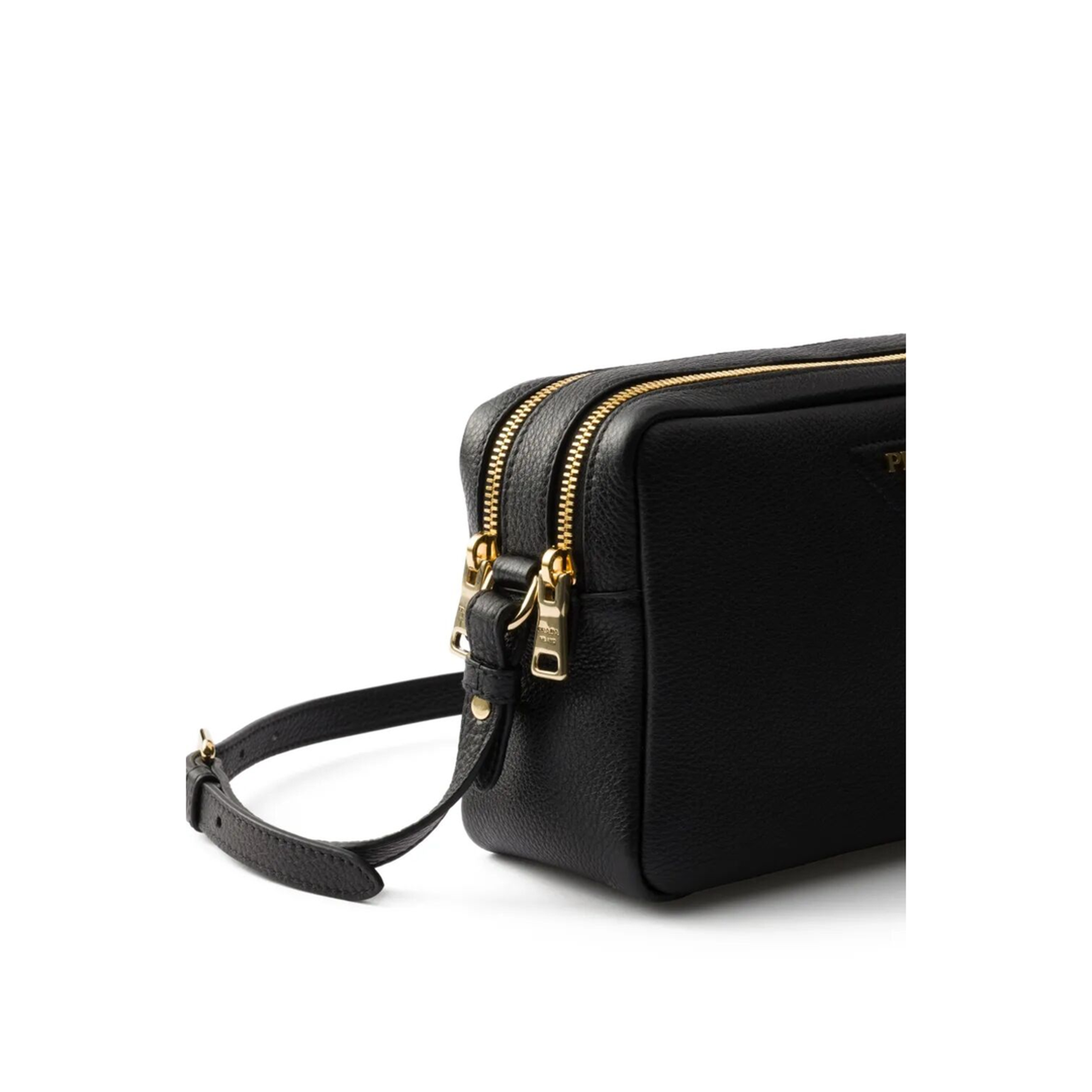 Black Leather Crossbody Bag