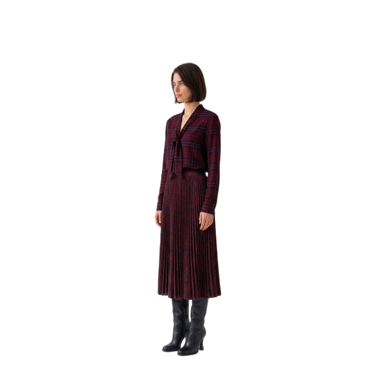 MAYFEYR - Burberry - Pleated Wool Midi Skirt - 8133212C6645