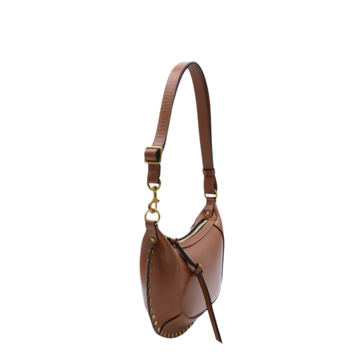 Calfskin Shoulder Bag - Cognac