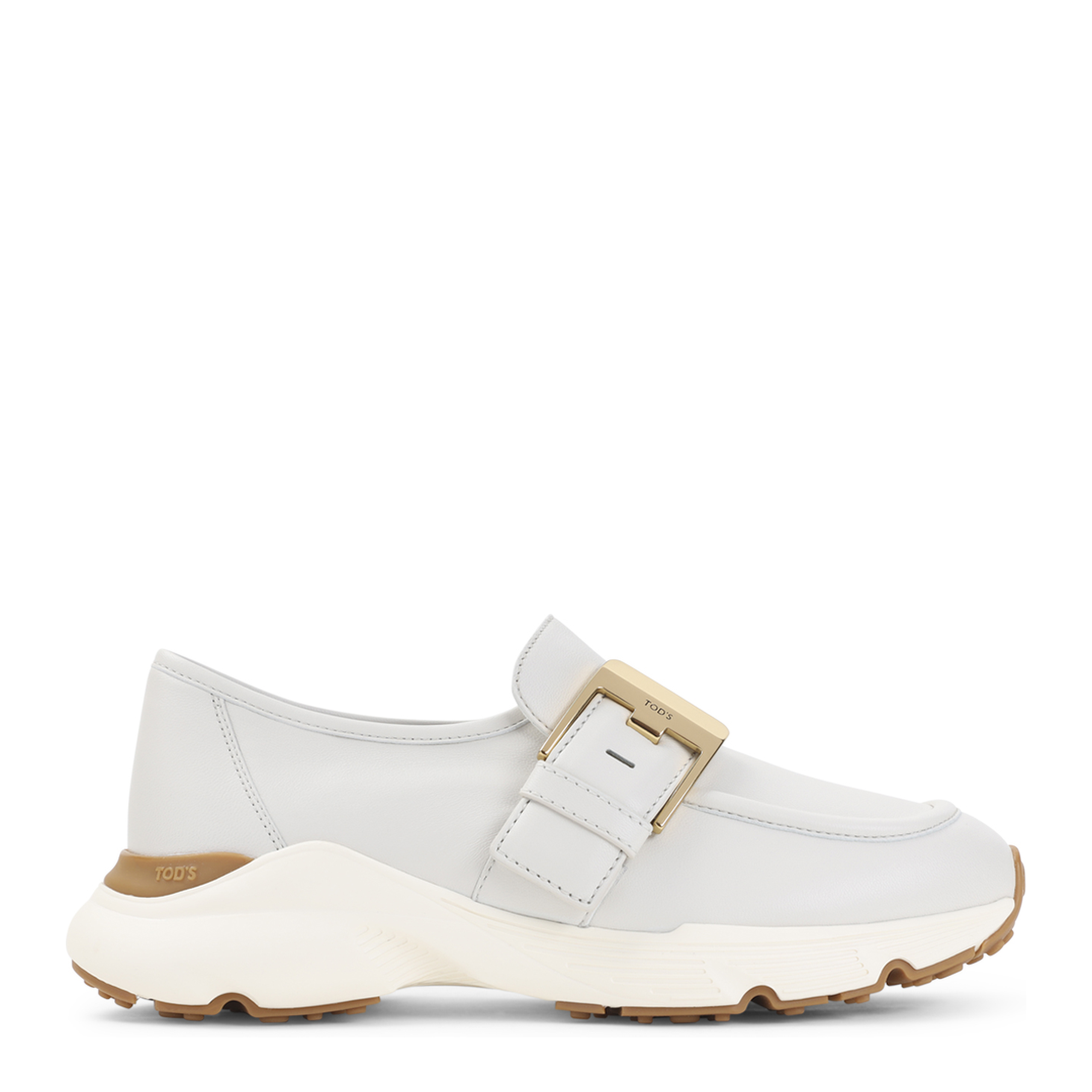 MAYFEYR - Tod's - White Lime Leather Sport Runner - XXW54C0JX90U1OB015BIANCO