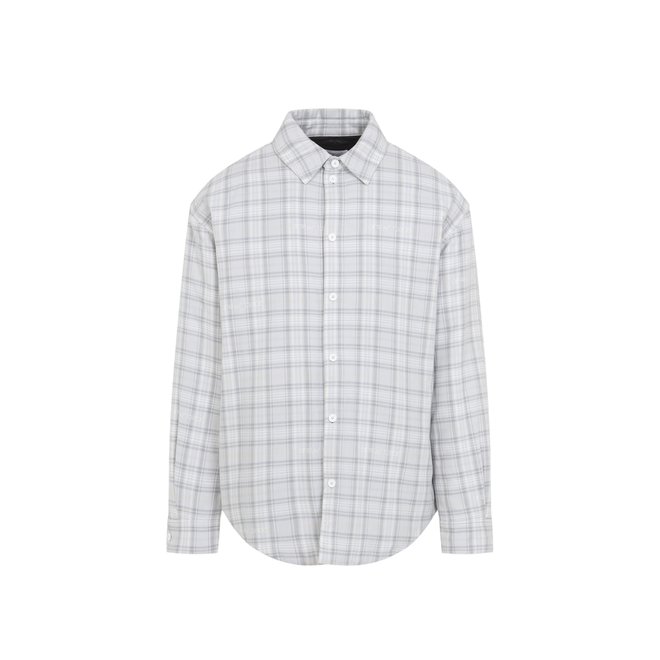 MAYFEYR - Off-White - Flannel Wool Overshirt Padded Coat - 44MES01FF26F001050