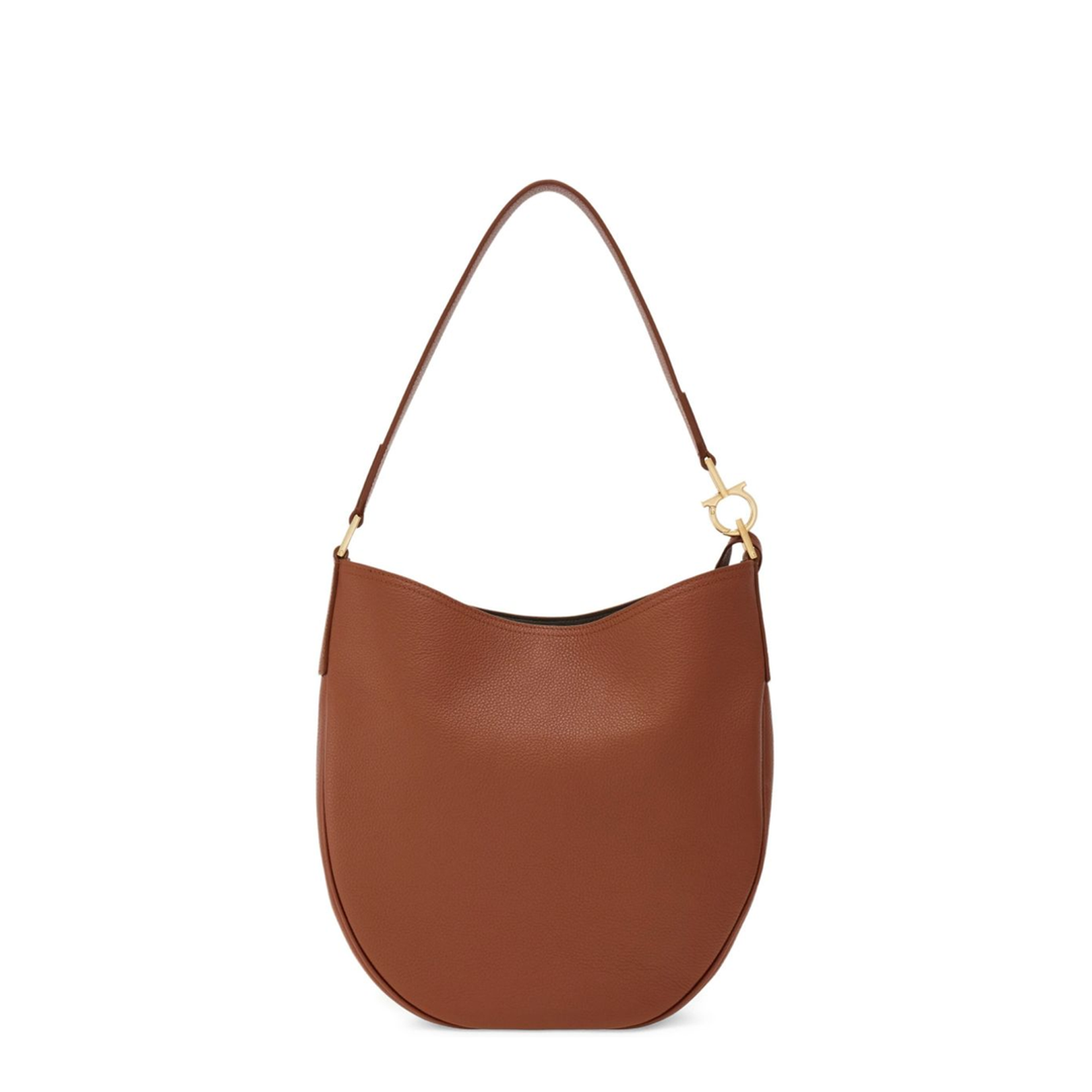 Brown Leather Hobo Bag
