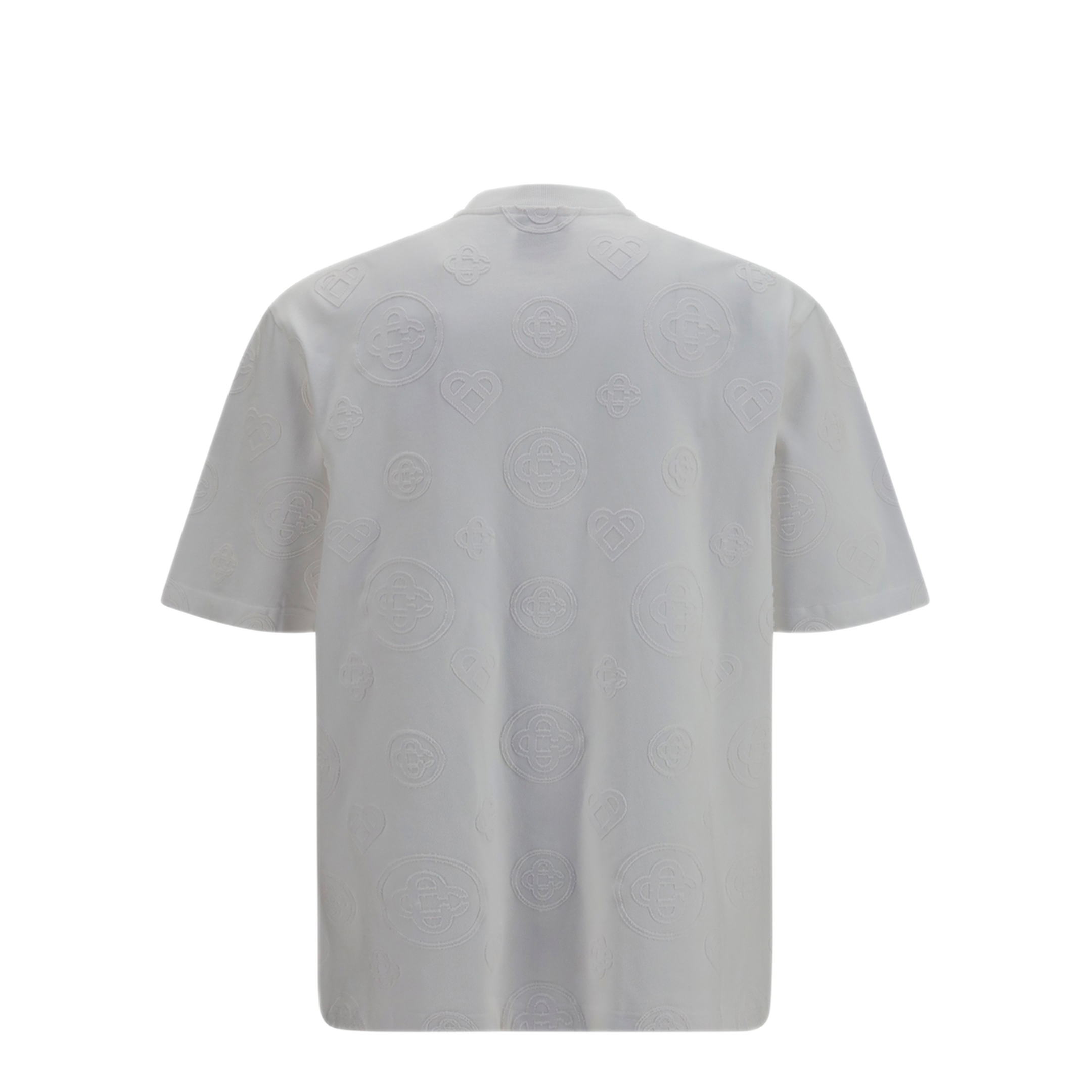 MAYFEYR - Casablanca - Oversized All Over Monogram T Shirt - MPF26JTS04402WHITE