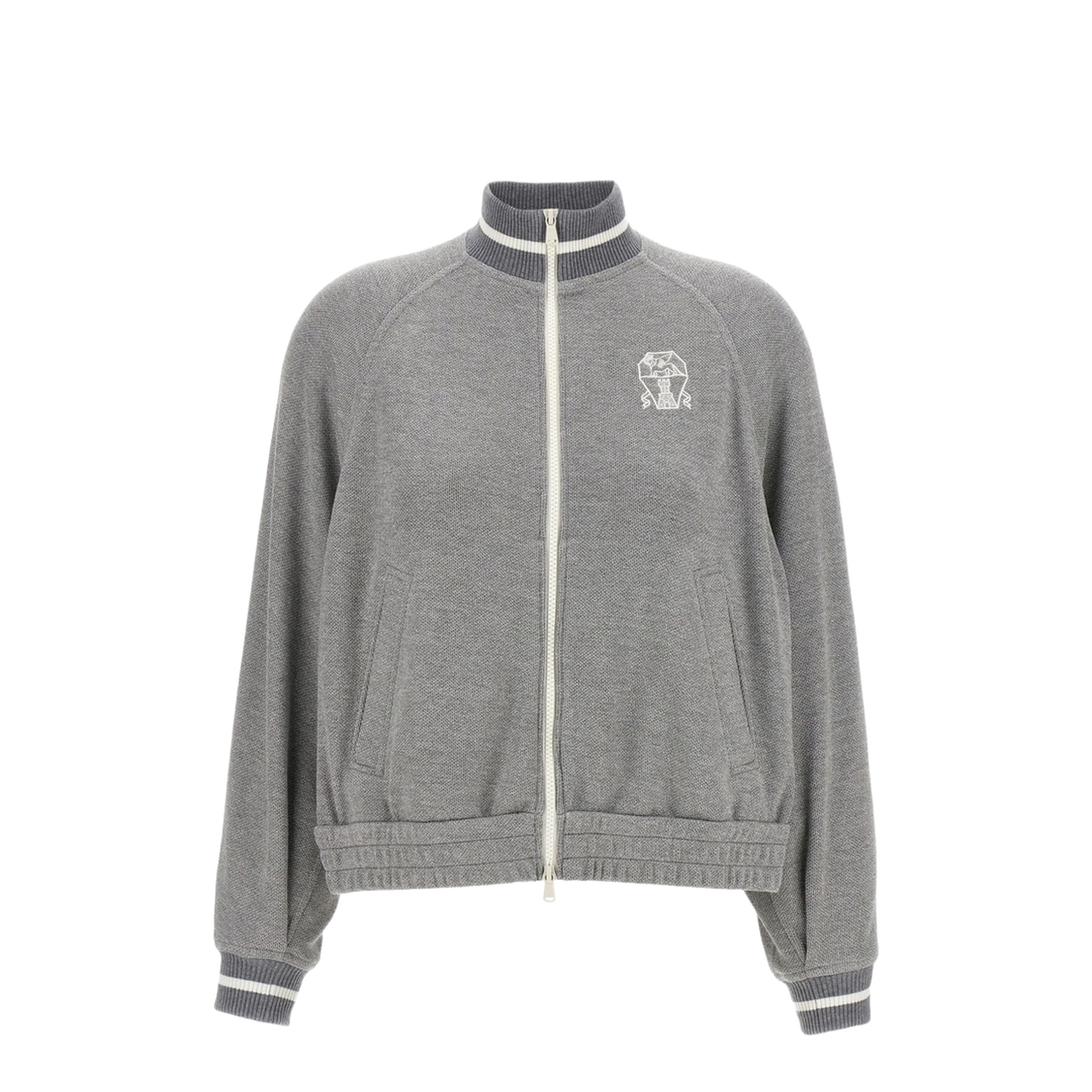Logo Embroidery Lam Sweatshirt