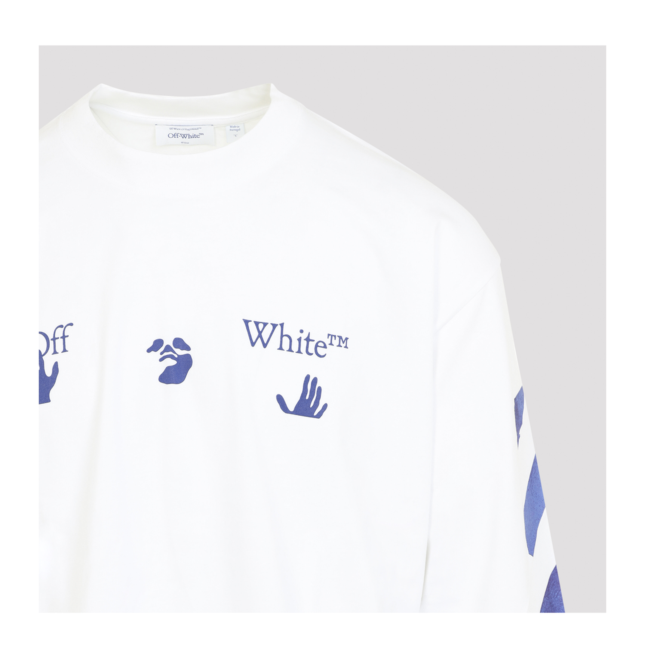 MAYFEYR - Off-White - Bacco Arrow L/S Skate T-Shirt - 44MAB09CF26J007100