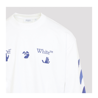 MAYFEYR - Off-White - Bacco Arrow L/S Skate T-Shirt - 44MAB09CF26J007100
