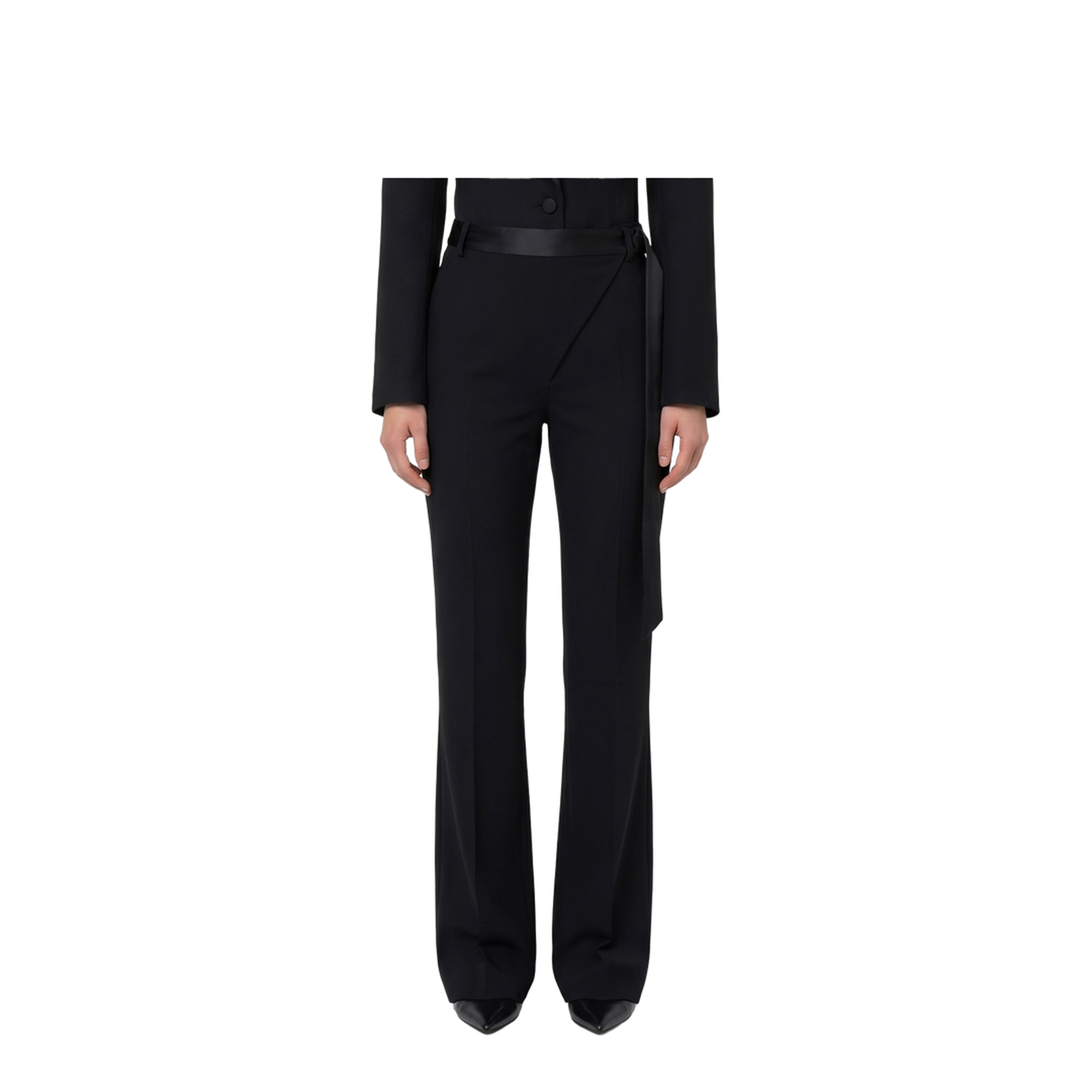 MAYFEYR - The Attico - Tuxedo Trousers In Virgin Wool - 261WCP00308065AA100