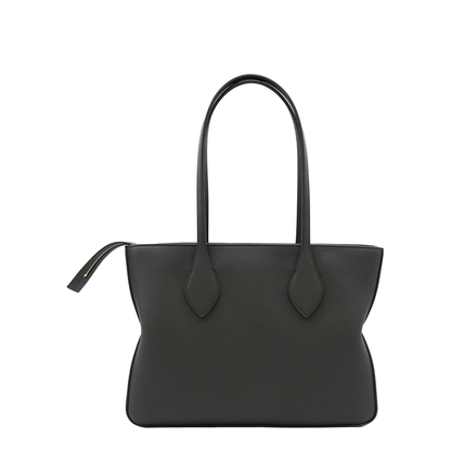 Star Tote Small Calfskin Tote - Black