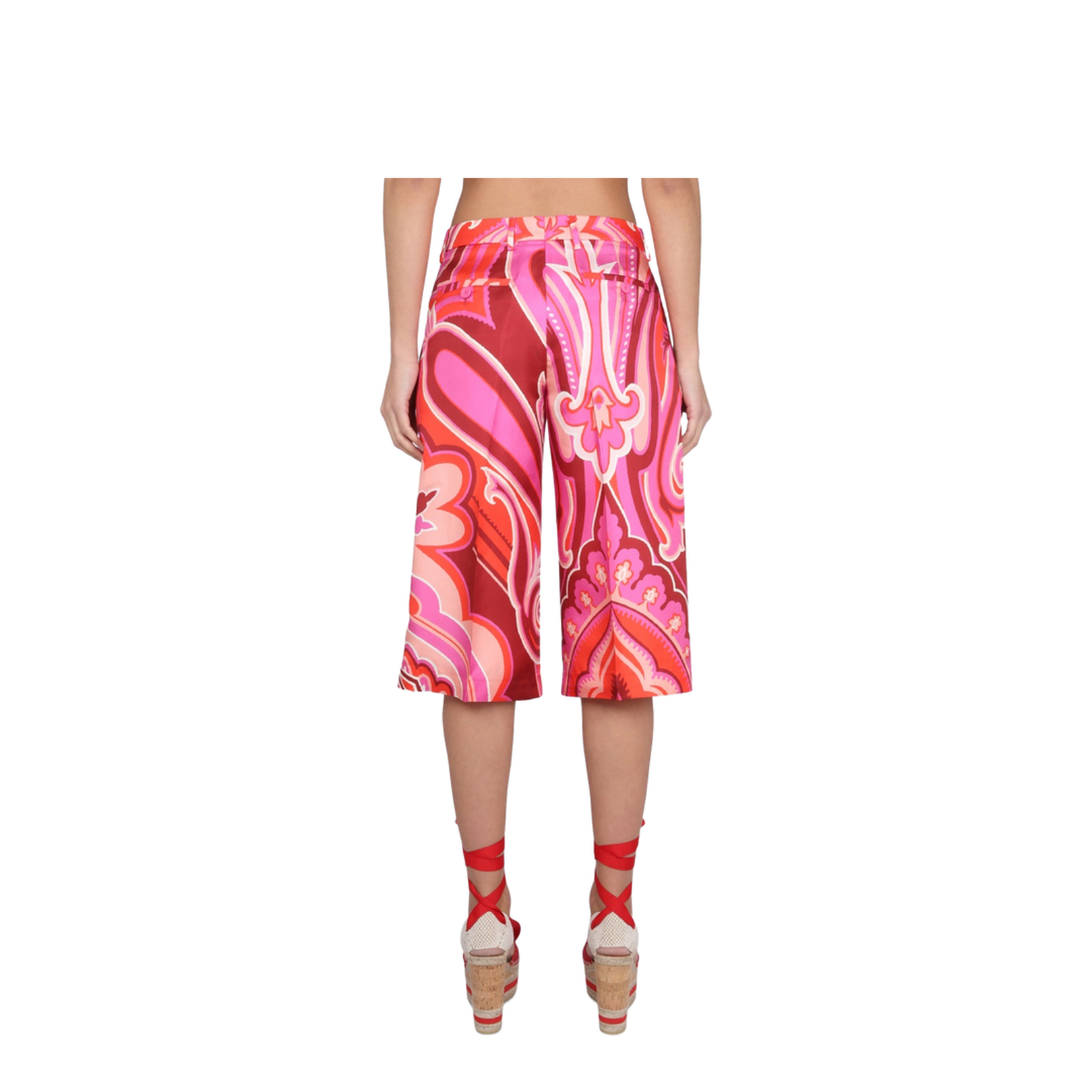 Patterned Bermuda Shorts