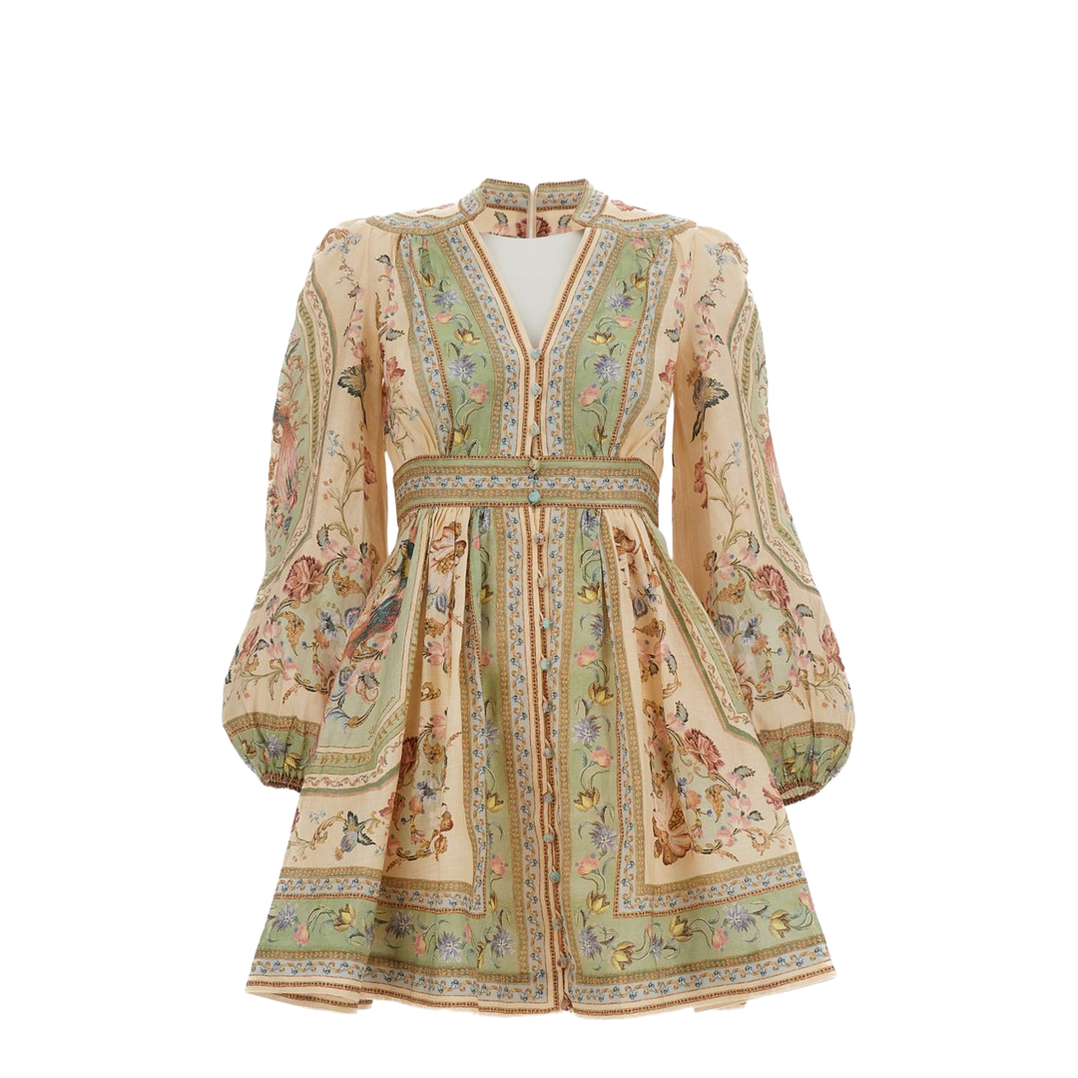 green zimmermann dress Dresses Size:15.5 x 34 A silk midi dress Red Satin Corset Gown pair:yara-metal-wounded-stud-earring-gold