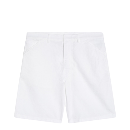 Short White Cotton
