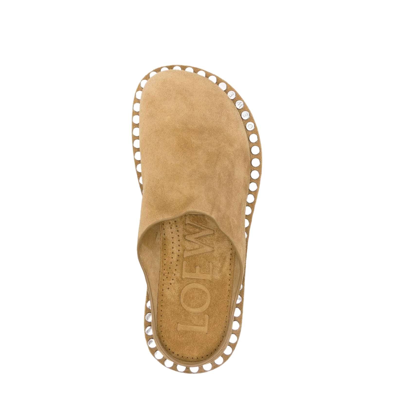 Rivet Suede Mules