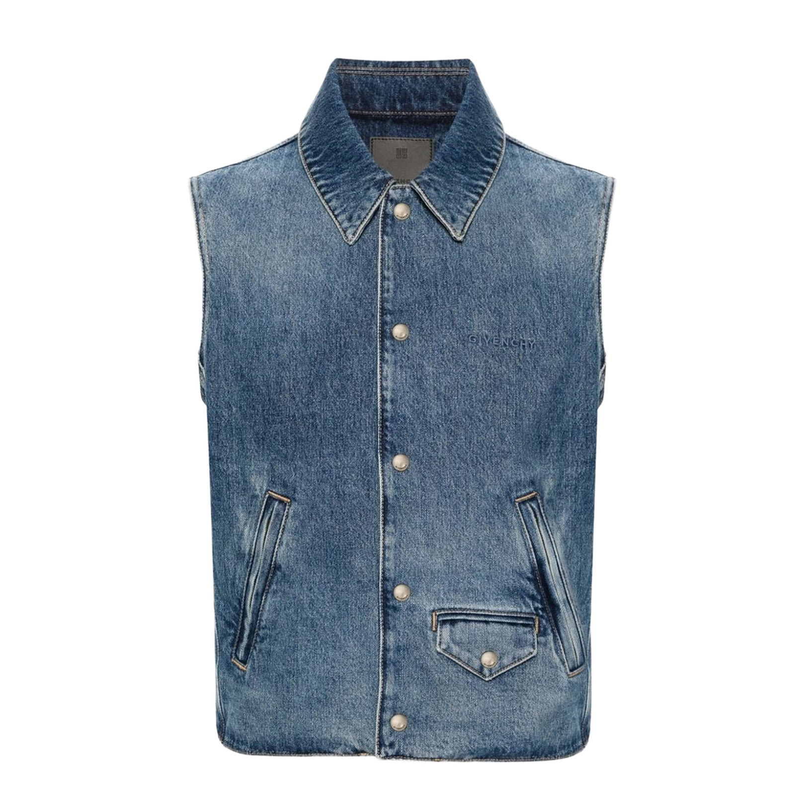 Indigo Blue Denim Vest