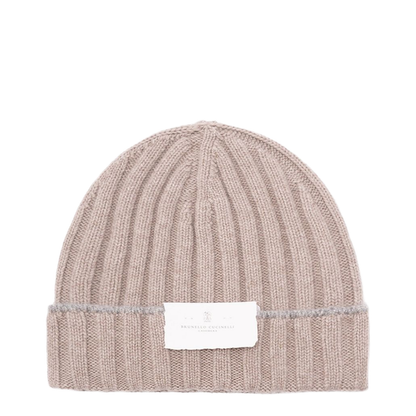 Cashmere Turn-Up Beanie