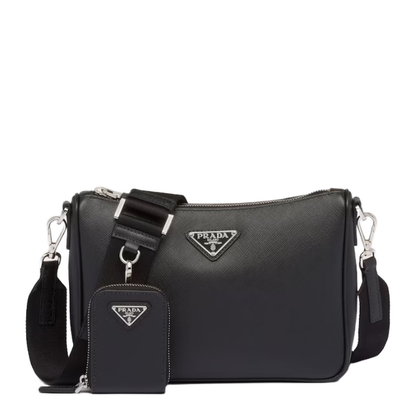 Saffiano Travel Shoulder Bag
