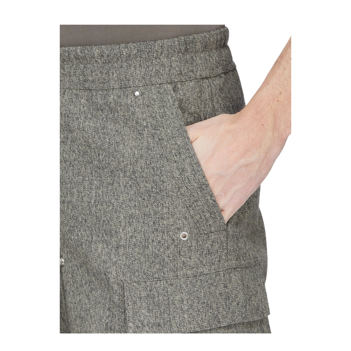 Wool Trousers With Cargo Pockets