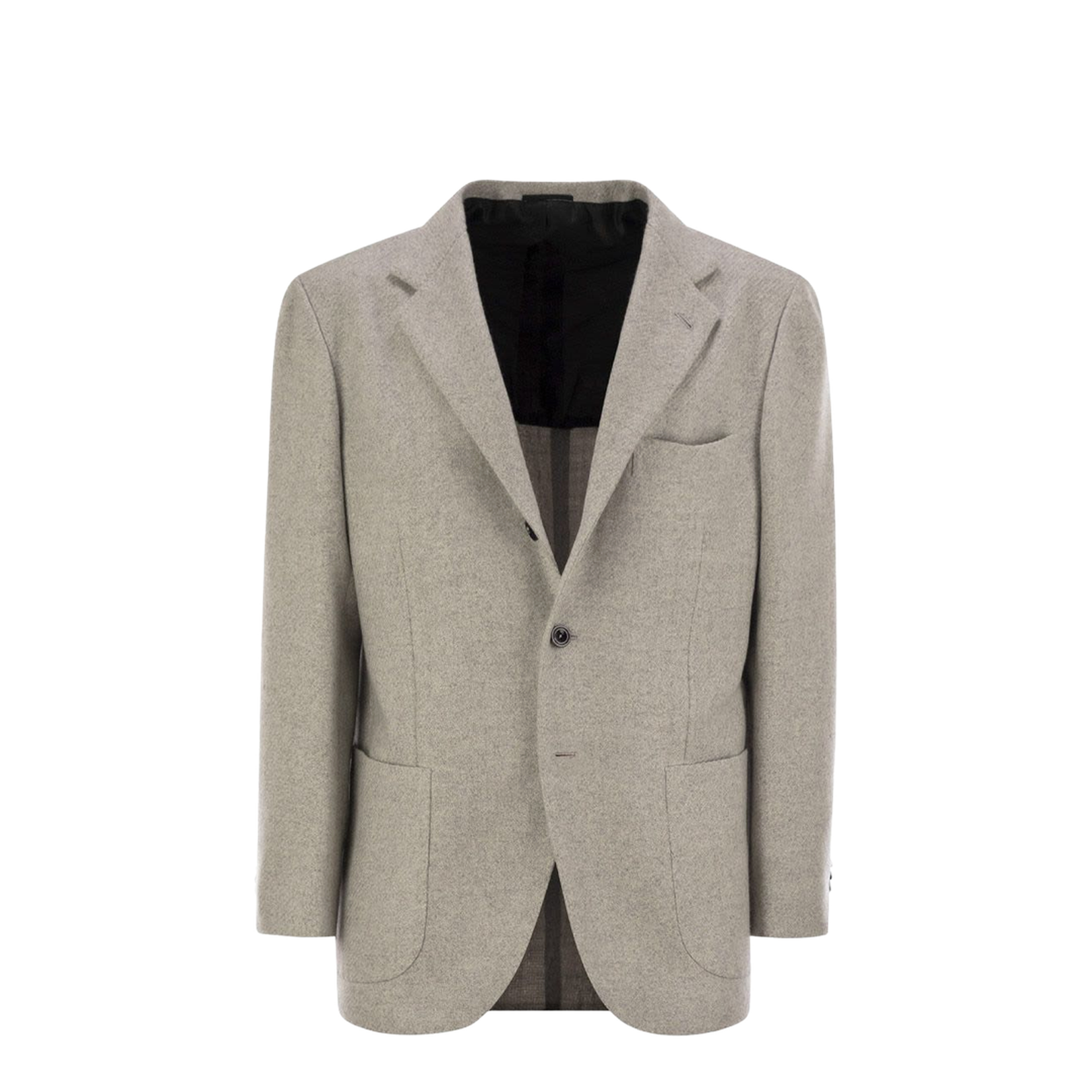 Single-Breasted Cashmere Jacket