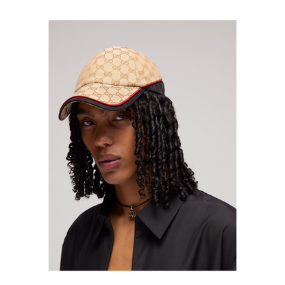Gg Cotton Fabric Baseball Hat