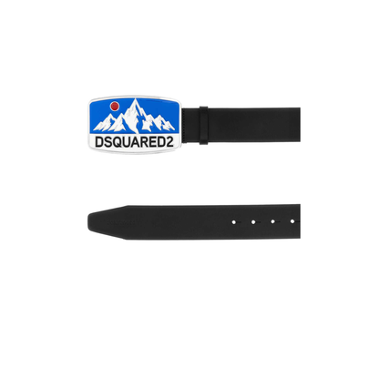 MAYFEYR - Dsquared2 - Black Leather Belt - BEM0737129000012124