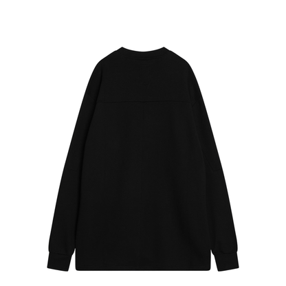 Cotton Sweatshirt - Black