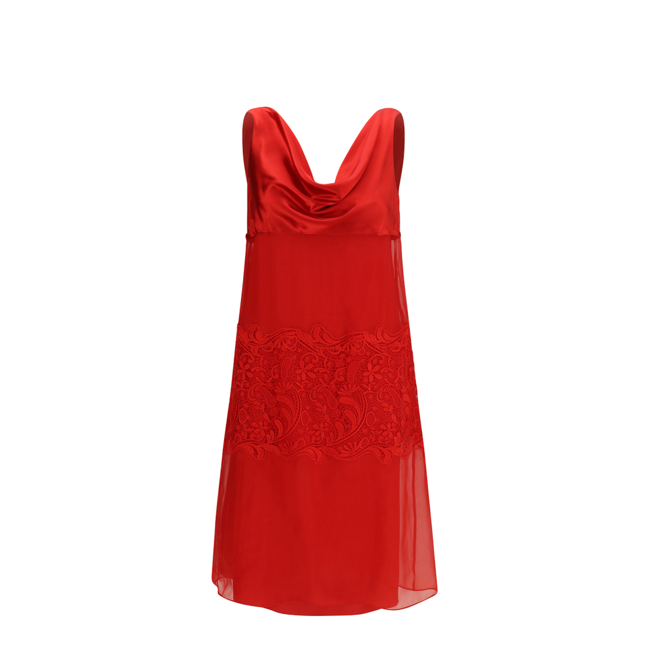 MAYFEYR - Ferragamo - Draped Lace Dress - 788202