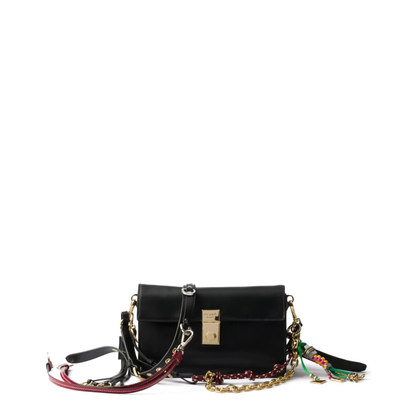 MAYFEYR - Prada - Soft Sound Small Leather Shoulder Bag With Charms - 1BD379VOO62C6A