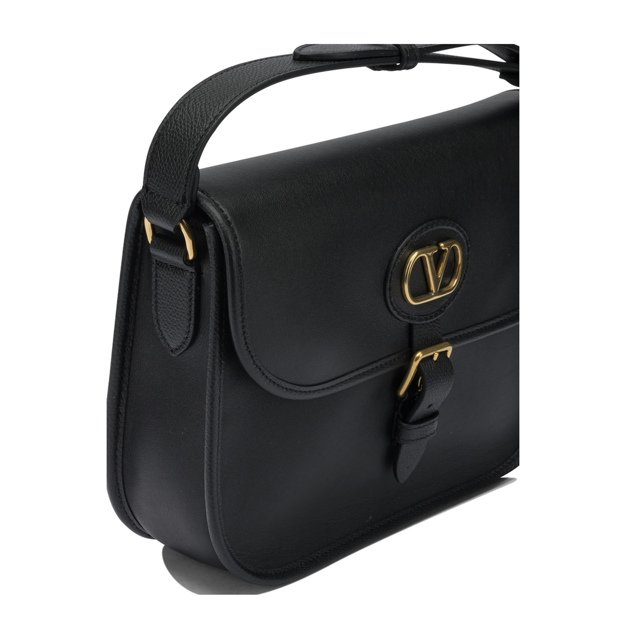 Antibes W20.5 Calfskin Shoulder Bag - Black