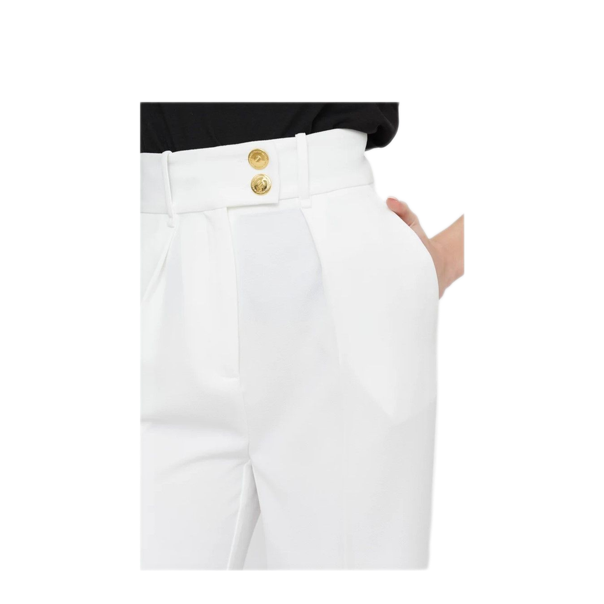MAYFEYR - Elisabetta Franchi - Trousers - PA06451E2COL360