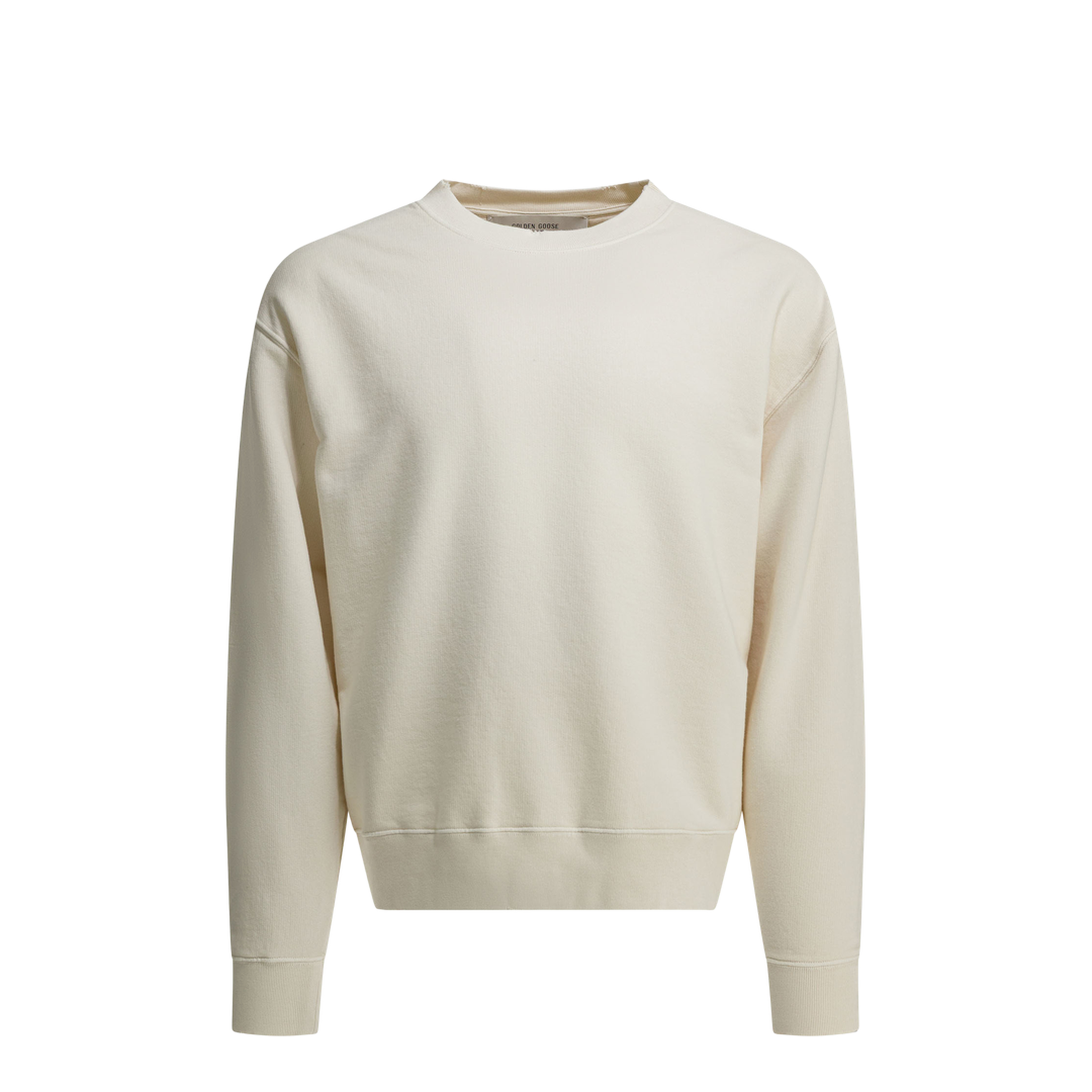 MAYFEYR - Golden Goose - Crewneck Sweatshirt With Reverse Logo - GUP01872P00157911560