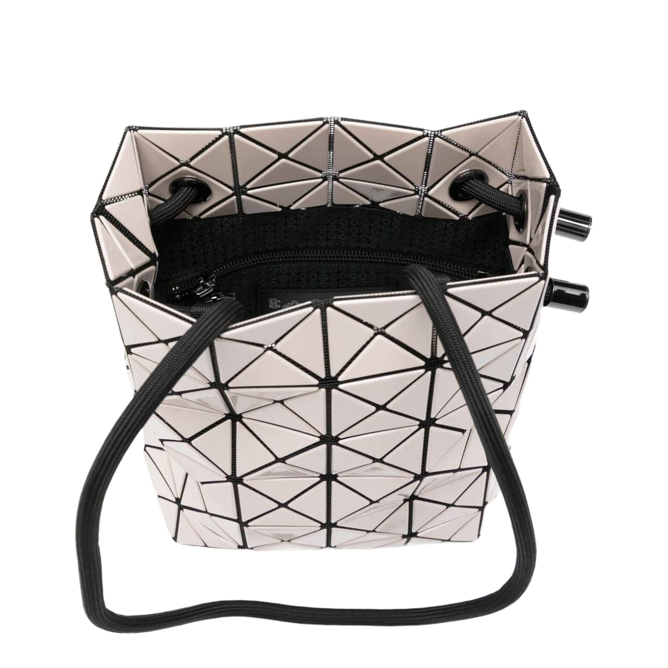 WRING PVC Resin Bucket Bag - Beige