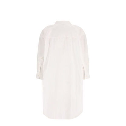 Draped Cotton Dress
