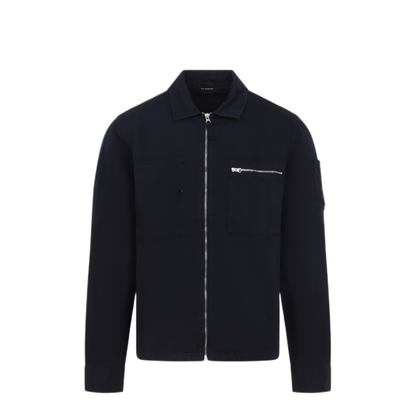 MAYFEYR - C.P. Company - Blue Cotton Shirt - 20CMOS226A110626G888