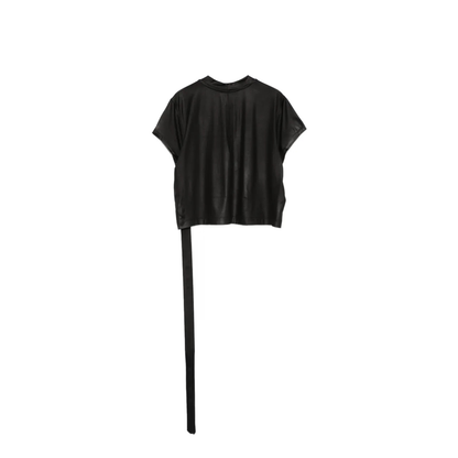 MAYFEYR - Rick Owens - Cropped T Shirt Nero - DS01F4207JL09